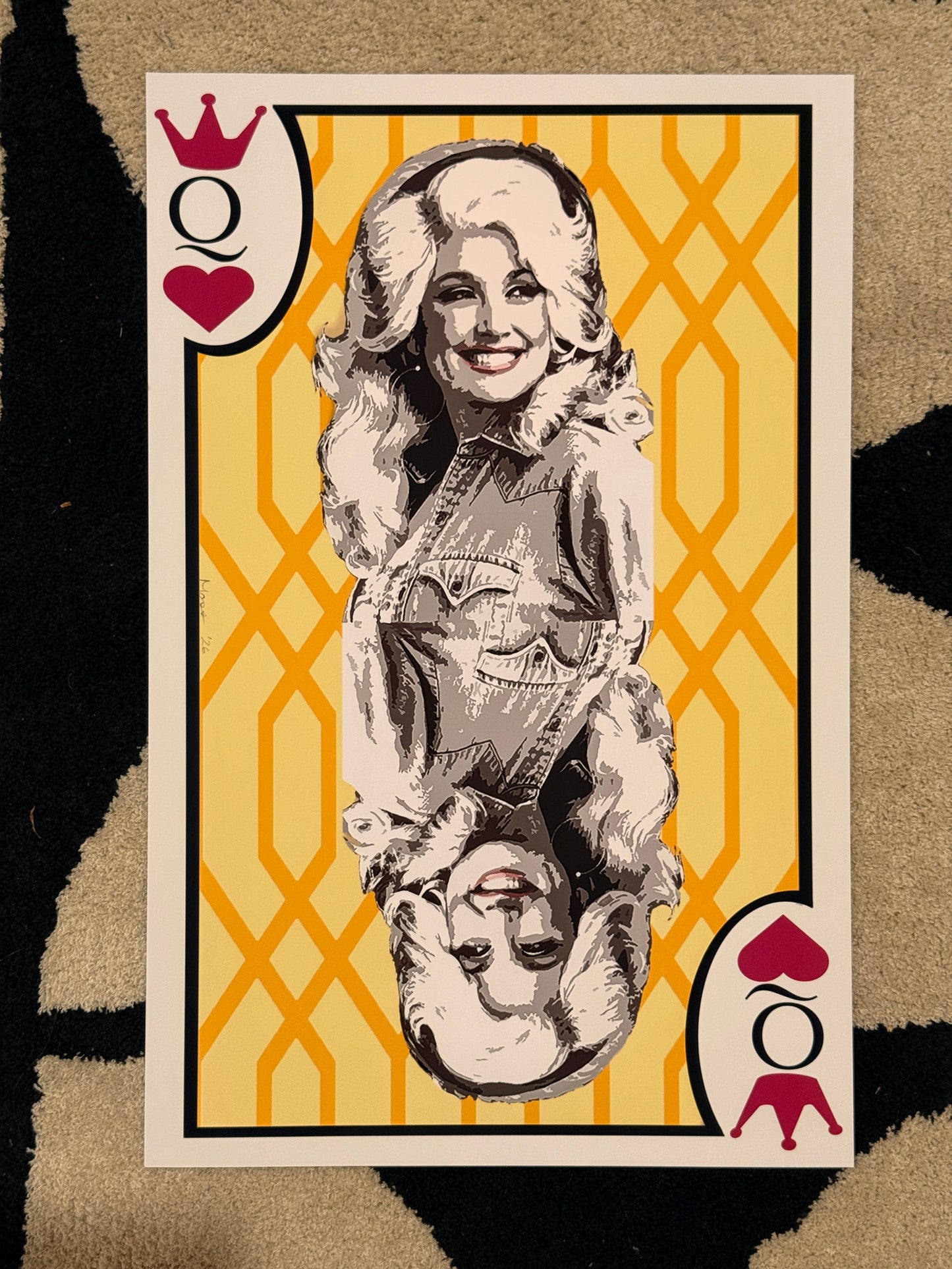 Queen of Hearts (v2) print