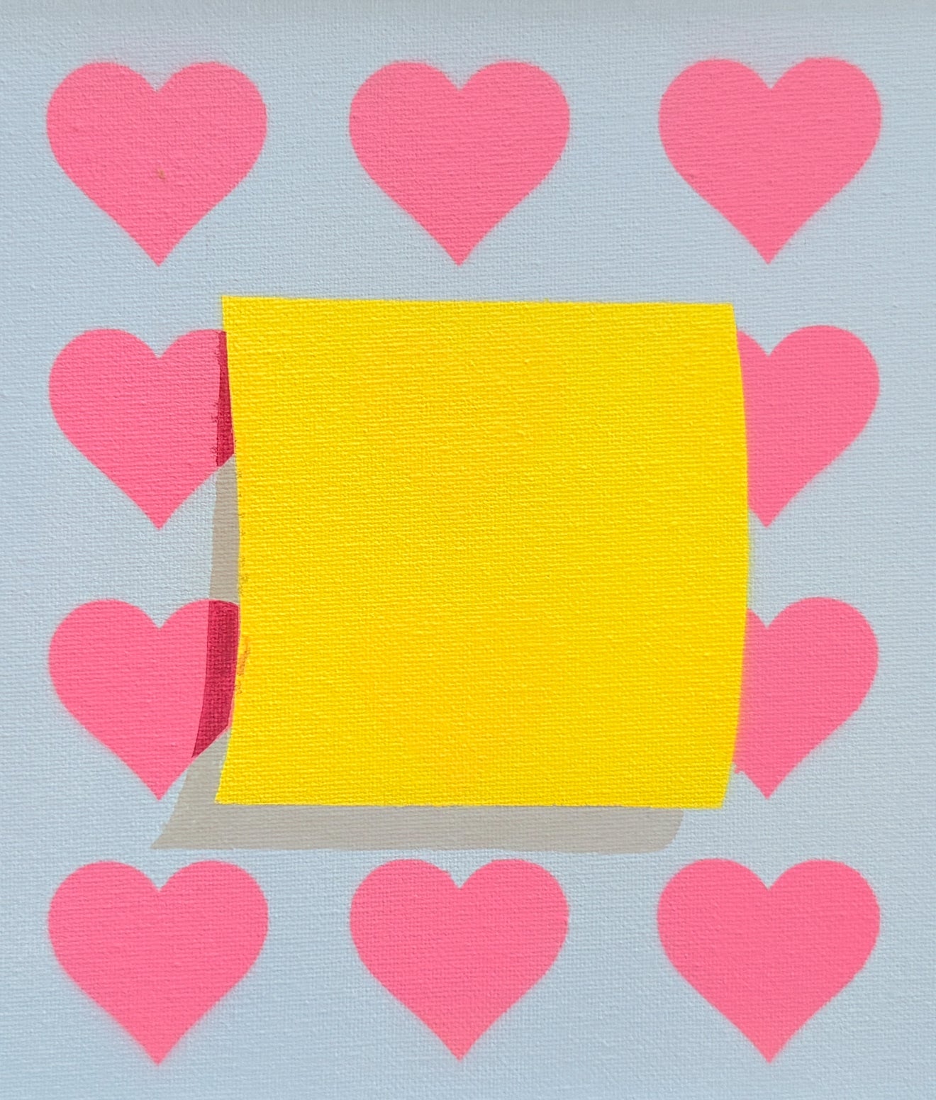 Sticky Note : I Heart Hearts