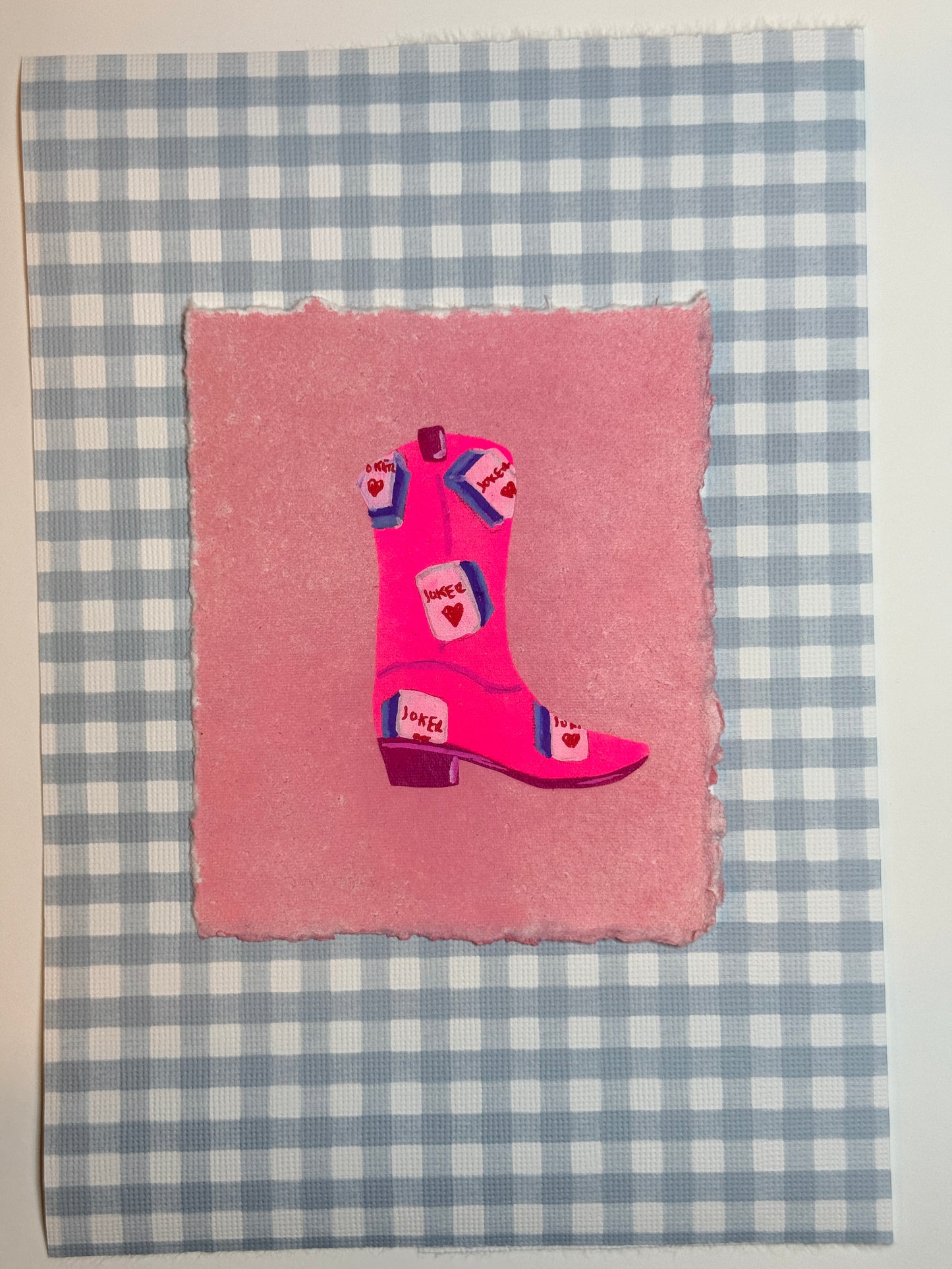 Cowboy Boot (Mahjong: blue tile)