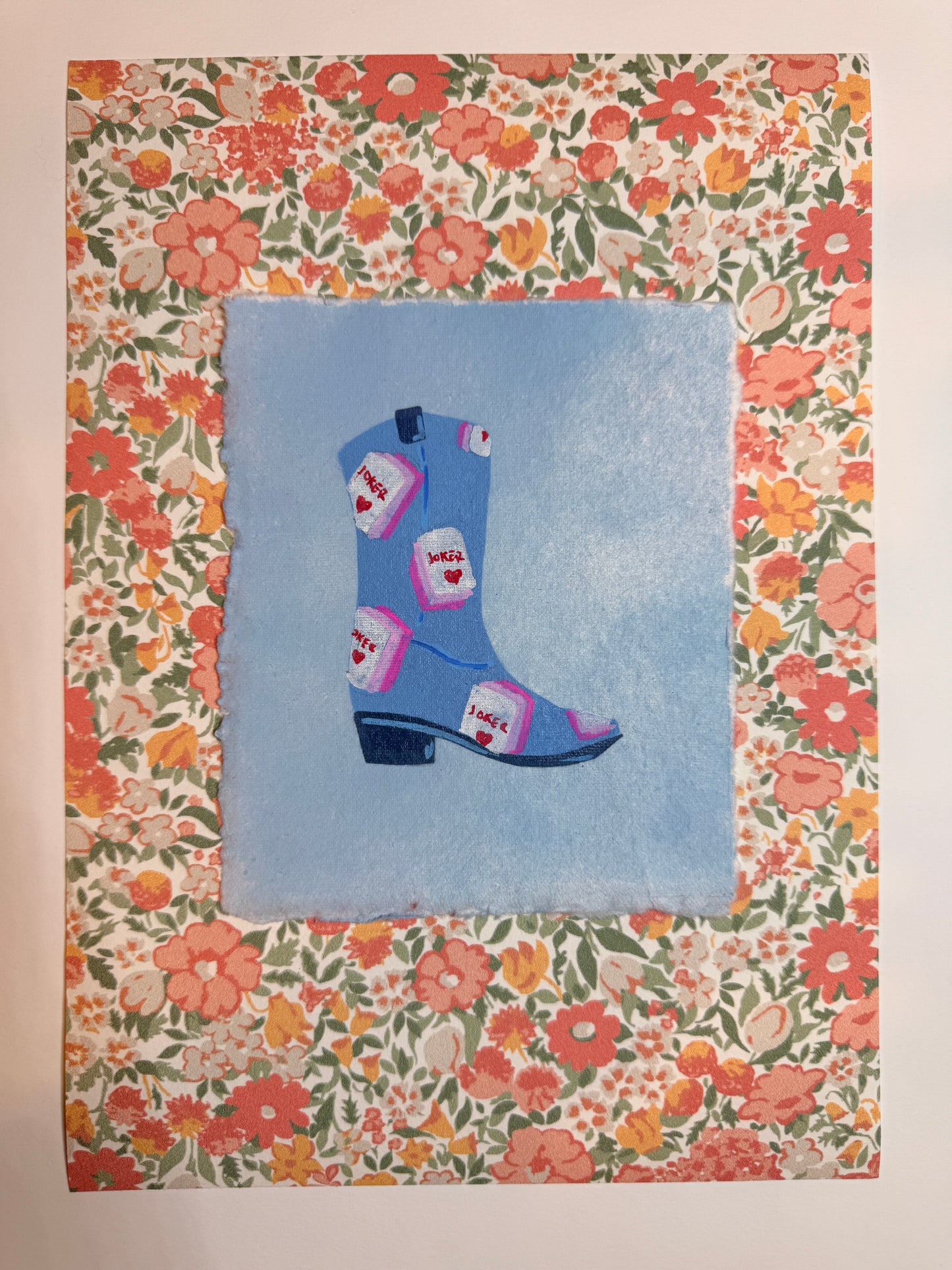 Cowboy Boot (Mahjong: pink tile)