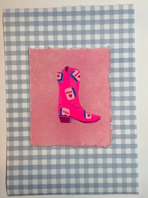 Cowboy Boot (Mahjong: blue tile)