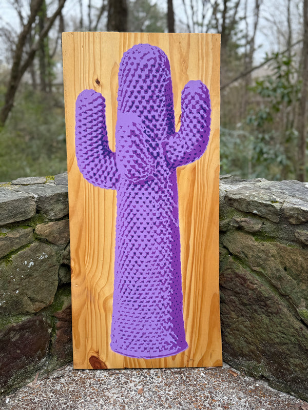 The Cactus on Wood